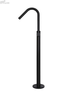 Round Pinless Freestanding Bath Spout And Hand Shower -HERA BATHWARE round pinless freestanding bath spout and hand showergun metalfreestanding bath mixermeir 621406