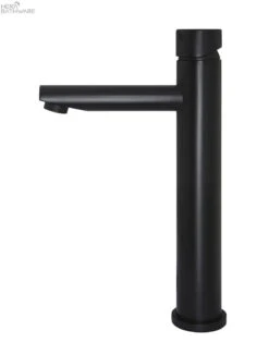 Round Pinless Tall Basin Mixer 18 Round Pinless Tall Basin Mixer -HERA BATHWARE round pinless tall basin mixermatte blacktapwaremeir 391608