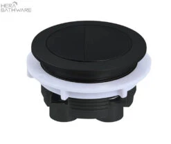 Round Press Button - 6 Colours -HERA BATHWARE round press button 6 coloursgloss blacktoilet buttonskdk bathware 318578