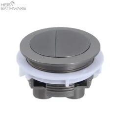 Round Press Button - 6 Colours -HERA BATHWARE round press button 6 coloursgun metaltoilet buttonskdk bathware 968909