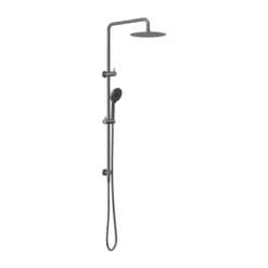 ROUND Project Twin Shower Set | Nero 10 ROUND Project Twin Shower Set | Nero -HERA BATHWARE round project twin shower set nerogun metalshower setnero tapware 418860