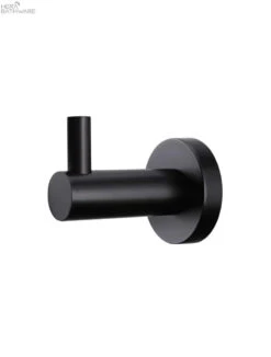 Round Robe Hook 33 Round Robe Hook -HERA BATHWARE round robe hookmatte blackbathroom accessoriesmeir 669089