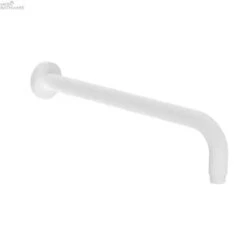 ROUND Shower Arm 330mm 14 ROUND Shower Arm 330mm -HERA BATHWARE round shower arm 330mmmatte whiteshower armnero tapware 719863