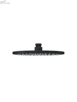 Round Shower Rose 200/300mm -HERA BATHWARE round shower rose 200300mm200mmmatte blacktapwaremeir 372183