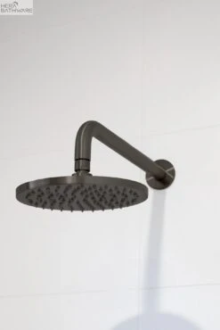 Round Shower Rose 200/300mm -HERA BATHWARE round shower rose 200300mm200mmmatte blacktapwaremeir 502020