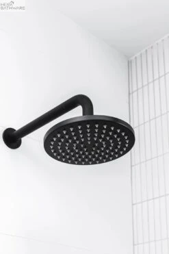 Round Shower Rose 200/300mm -HERA BATHWARE round shower rose 200300mm200mmmatte blacktapwaremeir 572862