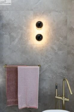 Round Single/Double Towel Rail 600mm 22 Round Single/Double Towel Rail 600mm -HERA BATHWARE round singledouble towel rail 600mmsingle towel railchromebathroom accessoriesmeir 335400