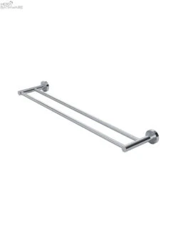 Round Single/Double Towel Rail 600mm 36 Round Single/Double Towel Rail 600mm -HERA BATHWARE round singledouble towel rail 600mmsingle towel railchromebathroom accessoriesmeir 468245