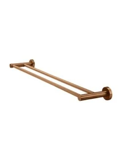 Round Single/Double Towel Rail 600mm 37 Round Single/Double Towel Rail 600mm -HERA BATHWARE round singledouble towel rail 600mmsingle towel raillustre bronzebathroom accessoriesmeir 756104