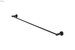 Round Single/Double Towel Rail 900mm | Meir -HERA BATHWARE round singledouble towel rail 900mm meirmatte blacksingle towel railbathroom accessoriesmeir 655224