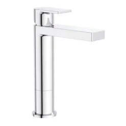 ROUND SQUARE TOWER BASIN MIXER