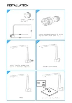 ROUND SWIVEL SHOWER ARM -HERA BATHWARE round swivel shower armbrushed goldshower armnero tapware 825758