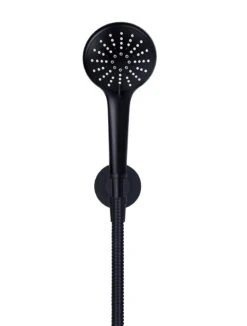Round Three Function Hand Shower On Fixed Bracket 16 Round Three Function Hand Shower On Fixed Bracket -HERA BATHWARE round three function hand shower on fixed bracketmatte blacktapwaremeir 381548