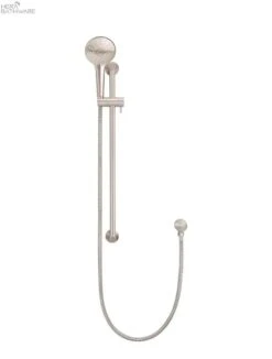 Round Three Function Hand Shower On Rail Column -HERA BATHWARE round three function hand shower on rail columnchampagneshower railsmeir 688037