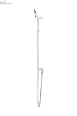 Round Three Function Hand Shower On Rail Column -HERA BATHWARE round three function hand shower on rail columnchromeshower railsmeir 814910