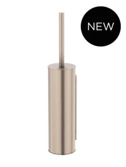 Round Toilet Brush & Holder | Meir 10 Round Toilet Brush & Holder | Meir -HERA BATHWARE round toilet brush holder meirchampagnetapwaremeir 848273