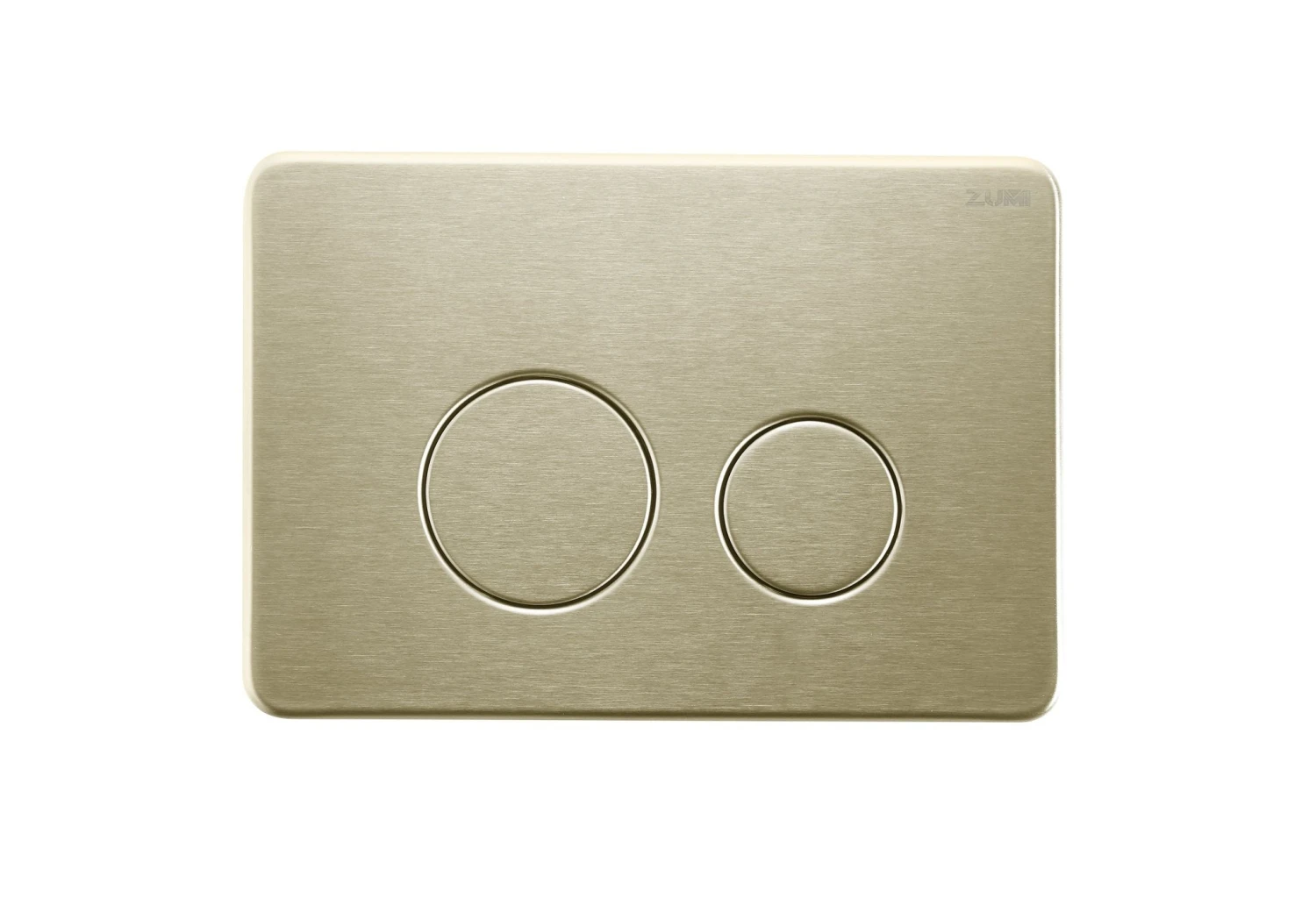 R&T Lexy Round Button, Brushed Gold 1 R&T Lexy Round Button, Brushed Gold