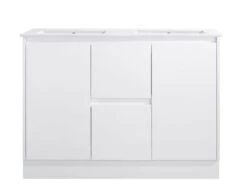 Sammy Freestanding Vanity 1200mm -HERA BATHWARE sammy freestanding vanity 1200mmgloss whitecabinet only double bowlsvanitiessunny group 127516