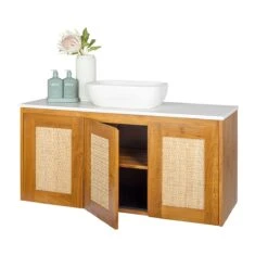 Santiga Teak Bathroom Vanity CabinetOnly -HERA BATHWARE santiga teak bathroom vanity cabinet only1200mmfifth ave 887560