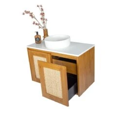 Santiga Teak Bathroom Vanity CabinetOnly -HERA BATHWARE santiga teak bathroom vanity cabinet only900mmfifth ave 741235