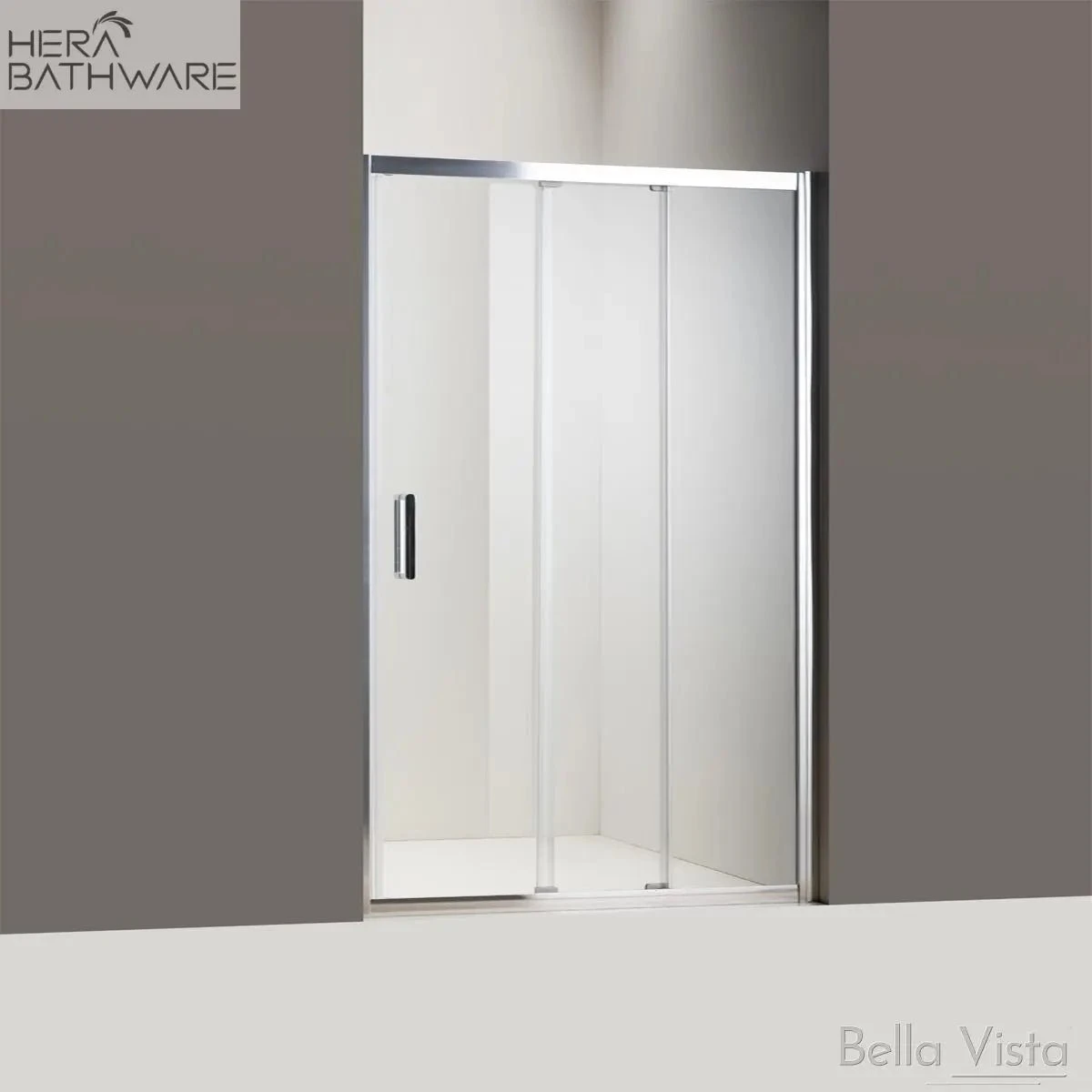 Semi-Framed Triple Sliding - Front Only - 1950mm 1 Semi-Framed Triple Sliding - Front Only - 1950mm