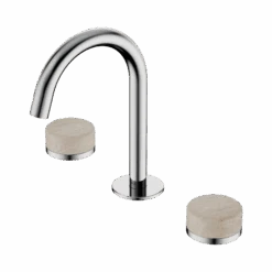 Serenity Basin Set Arc Spout 33 Serenity Basin Set Arc Spout -HERA BATHWARE serenity basin set arc spoutchromemetalbasin setnero tapware 522363