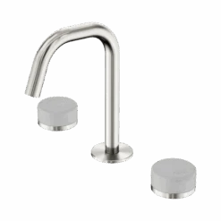Serenity Basin Set Edge Spout 22 Serenity Basin Set Edge Spout -HERA BATHWARE serenity basin set edge spoutbrushed nickelcarraraedge basin setnero tapware 791732