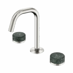 Serenity Basin Set Edge Spout 28 Serenity Basin Set Edge Spout -HERA BATHWARE serenity basin set edge spoutbrushed nickelverde alpi 6 weeks lead timeedge basin setnero tapware 720500