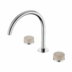 Serenity Bath/Kitchen Set Arc Spout 32 Serenity Bath/Kitchen Set Arc Spout -HERA BATHWARE serenity bathkitchen set arc spoutchromerome travertinebasin setnero tapware 789081