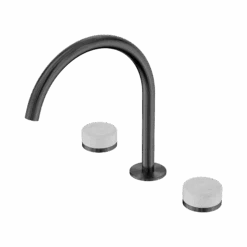 Serenity Bath/Kitchen Set Arc Spout 24 Serenity Bath/Kitchen Set Arc Spout -HERA BATHWARE serenity bathkitchen set arc spoutgun metalcarrarabasin setnero tapware 819749