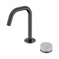 Serenity Progressive Basin Mixer Edge Spout 24 Serenity Progressive Basin Mixer Edge Spout -HERA BATHWARE serenity progressive basin mixer edge spoutgun metalcarrarabasin mixernero tapware 570218