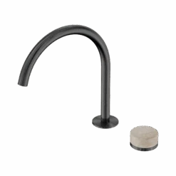 Serenity Progressive Bath/Kitchen Mixer Arc Spout 38 Serenity Progressive Bath/Kitchen Mixer Arc Spout -HERA BATHWARE serenity progressive bathkitchen mixer arc spoutgun metalrome travertinemixer tapnero tapware 887175