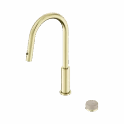 Serenity Progressive Pull Out Kitchen Set -HERA BATHWARE serenity progressive pull out kitchen setbrushed goldrome travertinekitchen mixernero tapware 815882