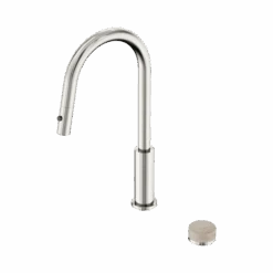 Serenity Progressive Pull Out Kitchen Set -HERA BATHWARE serenity progressive pull out kitchen setbrushed nickelrome travertinekitchen mixernero tapware 922369