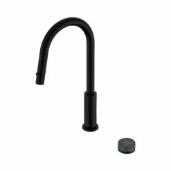 Serenity Progressive Pull Out Kitchen Set -HERA BATHWARE serenity progressive pull out kitchen setmatte blackarabesscato corchiakitchen mixernero tapware 891996