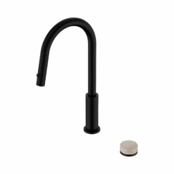 Serenity Progressive Pull Out Kitchen Set -HERA BATHWARE serenity progressive pull out kitchen setmatte blackrome travertinekitchen mixernero tapware 618993