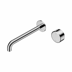 Serenity Progressive Wall Basin Mixer 220mm Spout