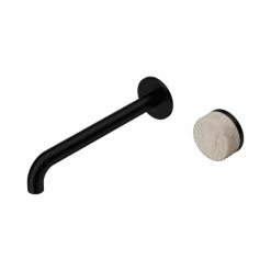 Serenity Progressive Wall Basin Mixer 220mm Spout 32 Serenity Progressive Wall Basin Mixer 220mm Spout -HERA BATHWARE serenity progressive wall basin mixer 220mm spoutmatte blackrome travertinewall basin mixernero tapware 794870