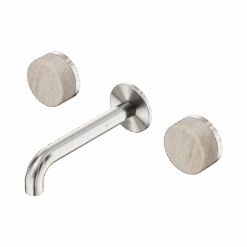 Serenity Wall Basin Set 160mm Spout 34 Serenity Wall Basin Set 160mm Spout -HERA BATHWARE serenity wall basin set 160mm spoutbrushed nickelrome travertinebasin setnero tapware 443011