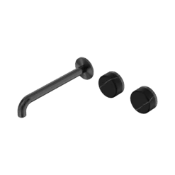 Serenity Wall Basin Set 220mm Offset Spout 30 Serenity Wall Basin Set 220mm Offset Spout -HERA BATHWARE serenity wall basin set 220mm offset spoutgun metalcarrarabasin setnero tapware 246539