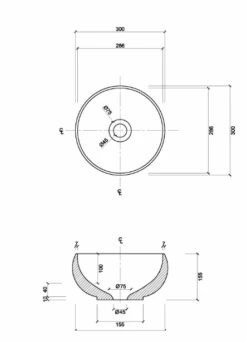 Seymour Sphere Above Counter Basin | Eight Quarter -HERA BATHWARE seymour sphere above counter basin eight quarterabove counter basineight quarter 296878