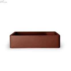 SHELF 01 BASIN - WALL HUNG (With Taphole) -HERA BATHWARE shelf 01 basin wall hung with tapholewithout overflowclaynood co 114979