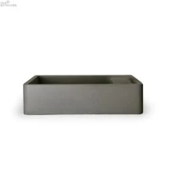 SHELF 01 BASIN - WALL HUNG (With Taphole) -HERA BATHWARE shelf 01 basin wall hung with tapholewithout overflowmidtone greynood co 567186