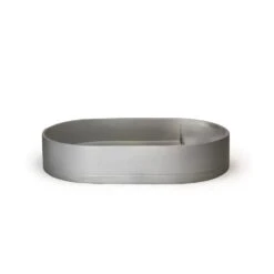 Shelf Oval Basin - Surface Mount (Without Taphole) -HERA BATHWARE shelf oval basin surface mount without tapholewithout overflowsky greynood co 402811