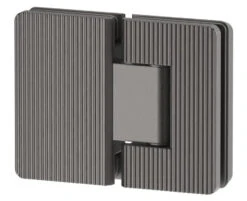 Shower Screen Hinge – Fluted – Glass To Glass -HERA BATHWARE shower screen hinge fluted glass to glassgun metalshower hingebella vista 754657