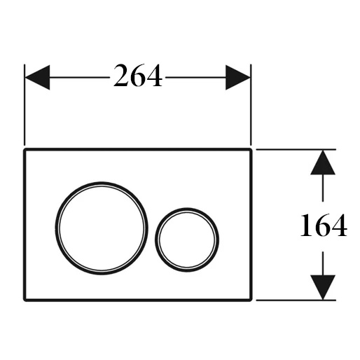 SIGMA 20 DUAL FLUSH BUTTON ROUND 5 SIGMA 20 DUAL FLUSH BUTTON ROUND - Image 5