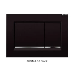 SIGMA 30 DUAL FLUSH BUTTON SQUARE -HERA BATHWARE sigma 30 dual flush button squareblackflush panelbest bm 152743