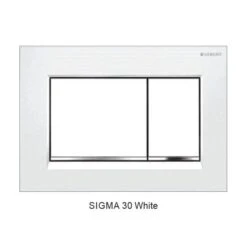SIGMA 30 DUAL FLUSH BUTTON SQUARE -HERA BATHWARE sigma 30 dual flush button squarewhiteflush panelbest bm 181277