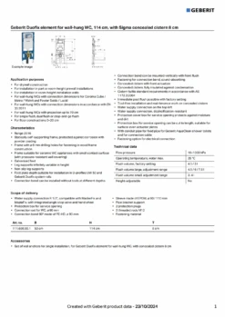 Sigma8 Concealed Cistern Duofix (For Wall Hung Pan) | Geberit -HERA BATHWARE sigma8 concealed cistern duofix for wall hung pan geberittoilet suitesinspire bathware 865471