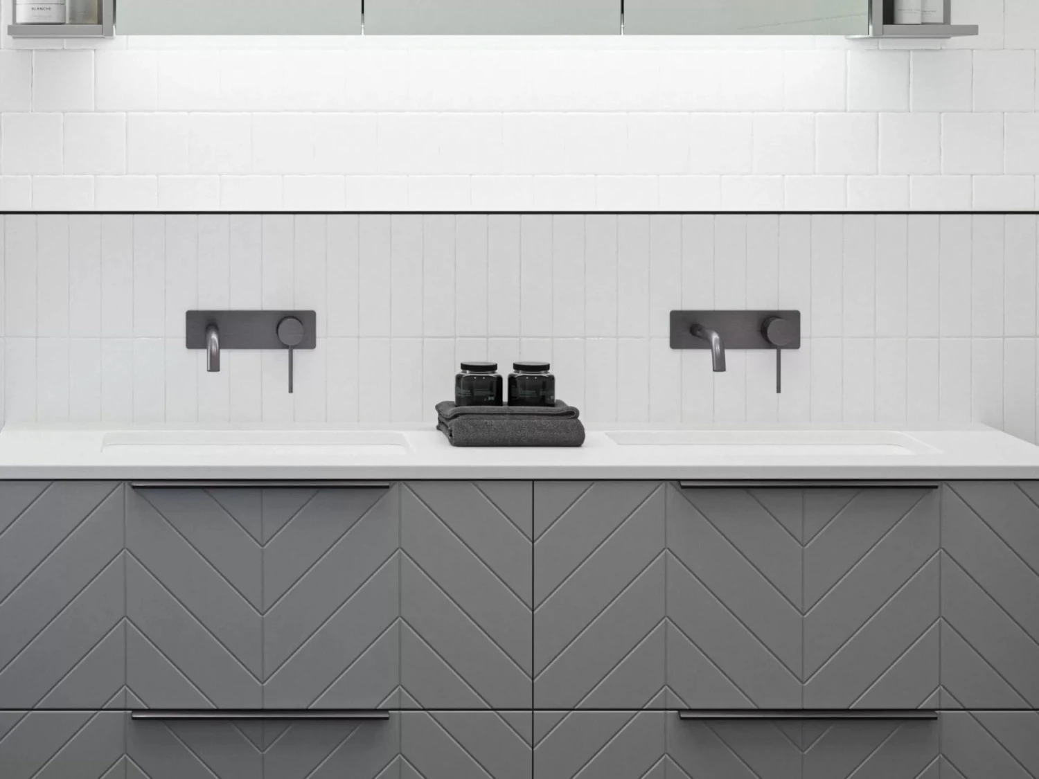 Undermount Ceramic Basin With Silksurface 20mm Top | Timberline 2 Undermount Ceramic Basin With Silksurface 20mm Top | Timberline - Image 2